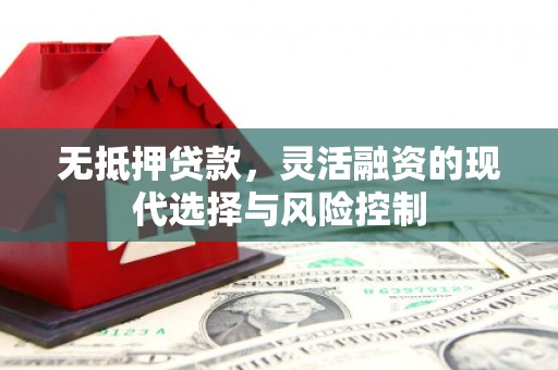 台湾无抵押贷款，灵活融资的现代选择与风险控制