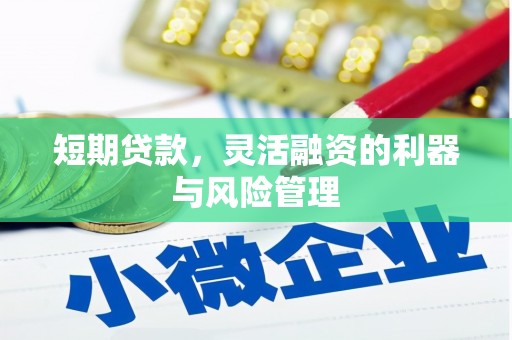台湾短期贷款，灵活融资的利器与风险管理