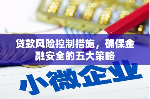 台湾贷款风险控制措施，确保金融安全的五大策略