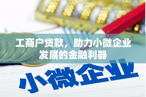 台湾工商户贷款，助力小微企业发展的金融利器