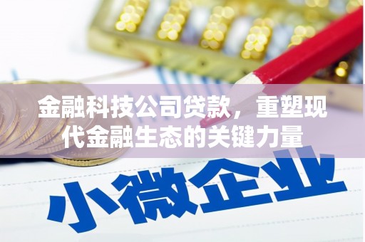 台湾金融科技公司贷款，重塑现代金融生态的关键力量